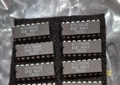 Qty 6 pcs ATTL 7581AC - Telecom Circuit, 1-Func, PDIP16