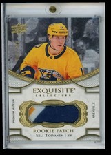 2018-19 Upper Deck Black Diamond Exquisite Collection Rookies Patch Eeli