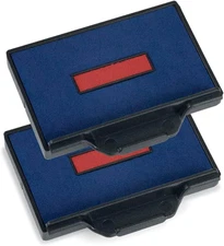 Replacement Ink Pads 6/56/2 – Pack of 2 – Red/Blue – for the Professional 5460, 