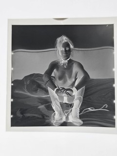 Artistic NUDE Original Photo Negative No 4 Woman Lady Maid Nude NUDE (6x6)