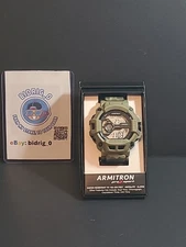Armitron Men's 40/8353COGTB Camo LCD Dial Digital Polyurethane Strap Chronograph