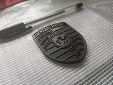 Porsche Emblem Black Width 5.3cm X Height 6.8cm Porsche Emblem Black Width 5.3cm X Height 6.8cm