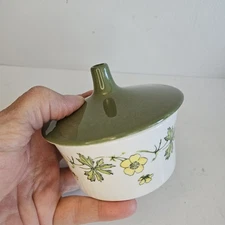 Figgjo Flint Smørblomst Butterflower lidded Sugar Dish bowl Norwegian floral
