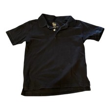 Faded Glory Black Youth Size 8 Uniform Boys Short Sleeve Polo Shirt