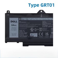 Genuine 64WH GRT01 Battery For Dell Precision 3581 3470 3571 3561 R05P0 OEM