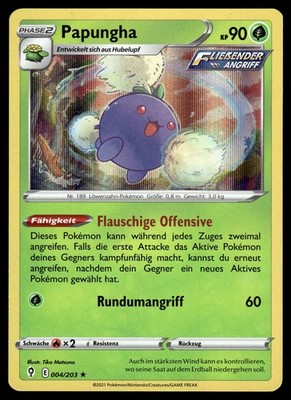 Papungha 004/203 Holo Rare Evolving Skies Holo NM Pokemon Karte Deutsch