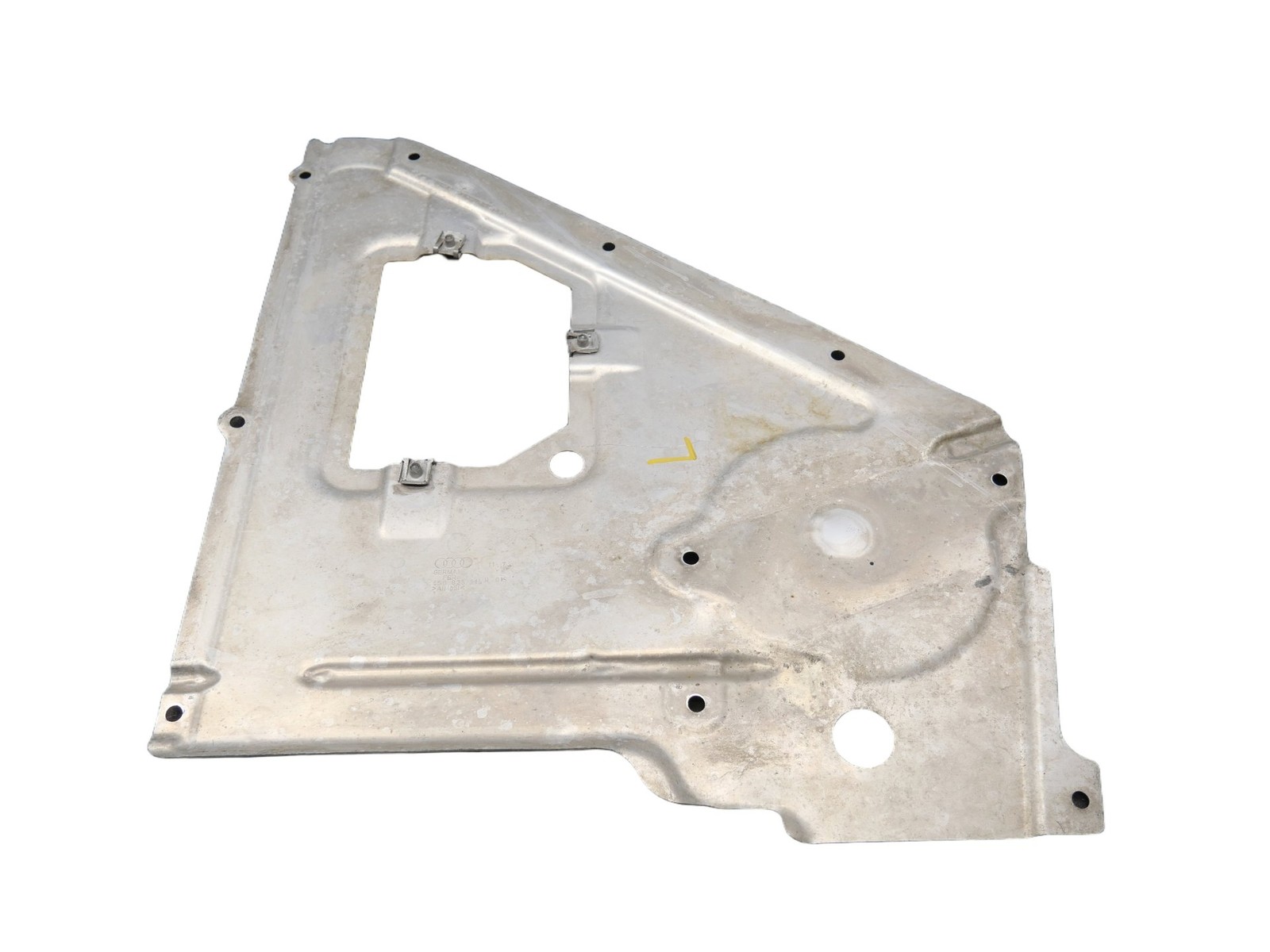 2017-2018 Audi R8 4S Spyder Lower Engine Splash Tray Rear Left 4S0825215 OEM