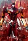Vintage Neon Genesis Evangelion EVA-02 Figure Real Model 03 SEGA Japan NIB — photo 2