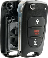 Flip Key Fob Remote Case Shell for 2012-2014 Kia Rio / 2010-2013 Kia Soul