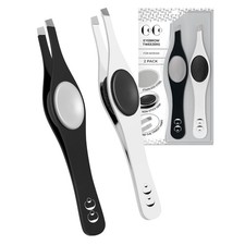 Professional Eyebrow Shaping Tweezers - Stainless Steel