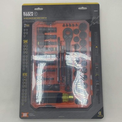 New Klein Tools 65500KNECT 39-Piece Complete Knect Impact Socket Set