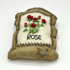 Juego de 2 jarrones colgantes de resina de colección montados en la pared maceta rosas de tulipán