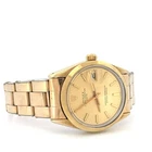 Vintage Rolex Date 1550 34mm Gold Plated Champagne Dial Automatic Watch 5510xxx