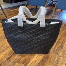 KARL LAGERFELD ESSENTIAL KUILT TOTE - Tote bag - black
