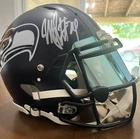 AUTHENTIC AUTOGRAPHED MARSHAWN LYNCH SEAHAWKS NFL HELMET FULL SIZE!!