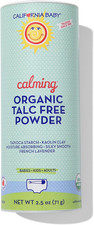 California Baby Powder  Certified Organic Baby Powder Talc-Free  Absorbs Moist