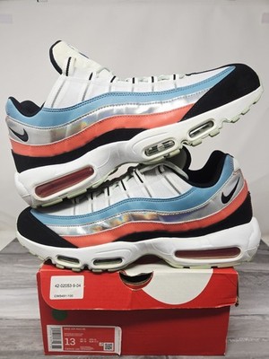 NIKE AIR MAX 95 Alien White/Silver/Blue/Black  CW5451 100  -  SZ 13