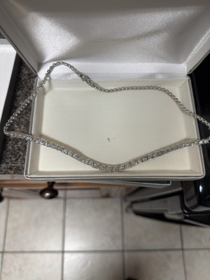 Silber Diamant Collier