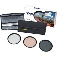 Tiffen 77mm Photo Essentials Kit with UV, 812 Color Warming, Circular Polarizing