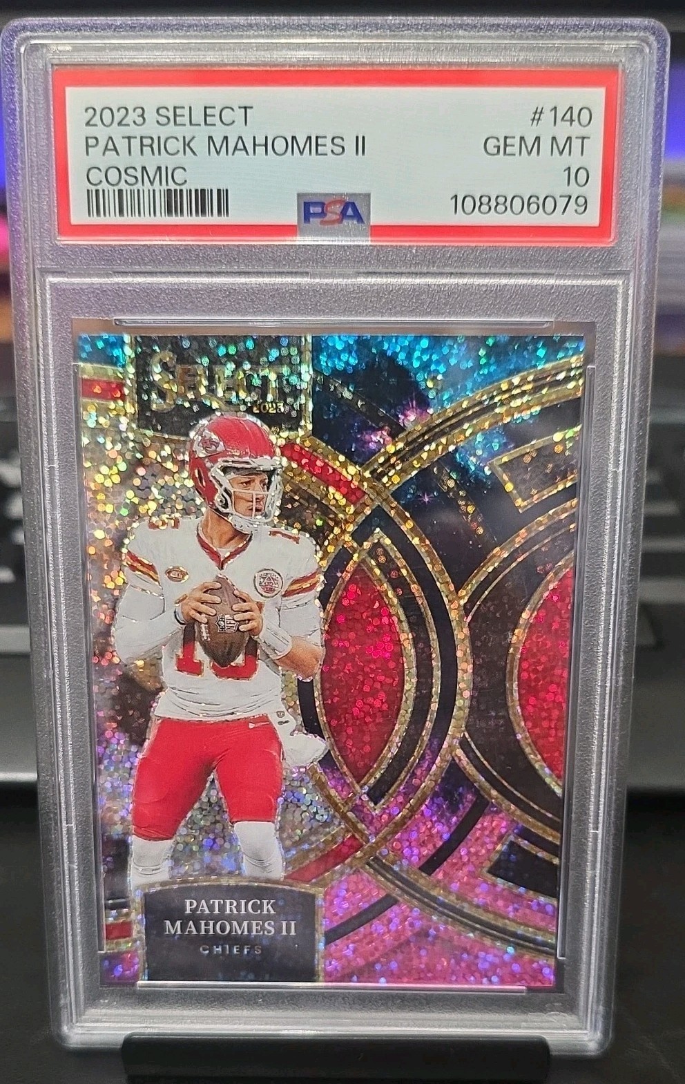 2023 Panini Select - Premier Level Patrick Mahomes II #140 Cosmic Prizm