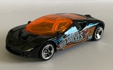Hot Wheels Ford GT90 Concept Black Orange Windows 2006 Mainline #139 Loose