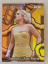 CF-1 TIMELESS TONI STORM 2026 Upper Deck AEW Allure COLOR FLOW ORANGE -YELLOW