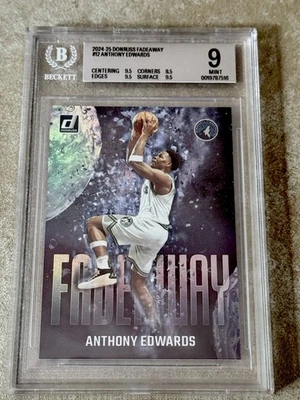 2024-25 DONRUSS FADEAWAY ANTHONY EDWARDS - SSP CASE HIT (BGS 9 MINT) - Bild 1 von 3