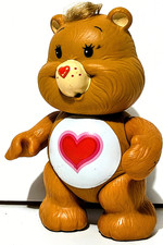 Tenderheart - Care Bears - 3  Posable Vinyl Figure - Kenner - Vintage 1983