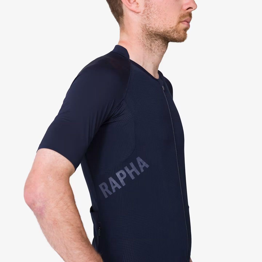Rapha  MEN'S PRO TEAM LIGHTWEIGHT JERSEY Large, Dark Navy/Dark Grey Cycling Bike