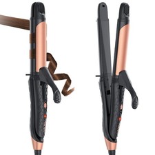 Dual Voltage Curling Iron 2-in-1 Curling Iron 1 Inch,100V 240V Dual Voltage H...