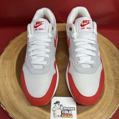 Nike Air Max 1 Anniversary OG Red White Grey Black Size 9.5 908375