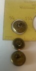 Three Civil War Infantry Cuff Buttons Two Different Mfg. — photo 7