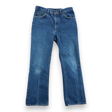 Vintage Lee Jeans Mens 32x30 Blue Bootcut Riders Talon USA Denim 70s 33x30 Tag