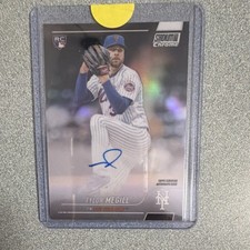 2022 Topps Stadium Club Chrome Rookie Autograph Tylor Megill SCCUA-TM Mets