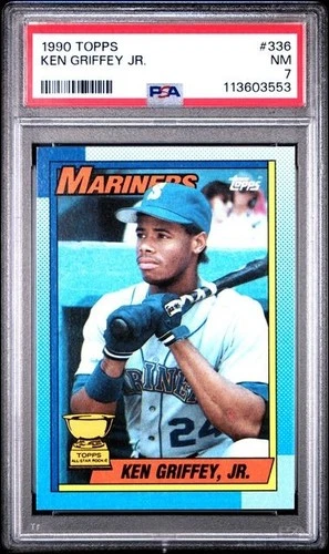 1990 Topps Ken Griffey Jr (#336) PSA 7 - New Slab