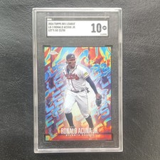 Topps 2024 Big League Let's Go Chrome Ronald Acuña Jr. LG-3 SGC 10 /50