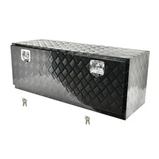 48"X17"X18" Aluminum Truck Underbody Tool Box Trailer RV Bed Storage+Lock Key