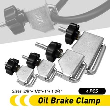 4pcs Car Brake Oil Line Pipe Clamp Fluid Plug Avoids Oil Spills Perfect Tool New