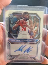Isaiah Stewart Prizm Rookie Auto