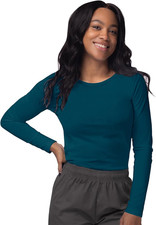 Scrubs for Women - Long Sleeve Comfort Underscrub Tee