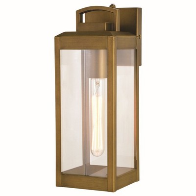 Kinzie - 1 Light Outdoor Wall Mount In Contemporary Style-14.25 Inches Tall and