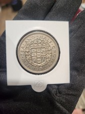 1950 NEW ZEALAND HALF CROWN EF-AUNC COIN