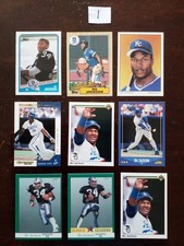 9 Card Lot BO JACKSON 1988 Topps Football 1987 Topps Baseball Near Mint! SEE PIC