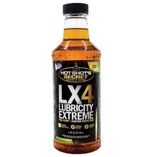 Hot Shot LX4 Lubricity Extreme Additive Gas Diesel Fuel Pump System Protection