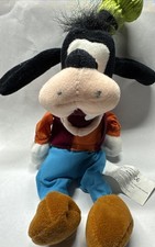Vintage Disneyland Walt Disney World Goofy 12" Plush Stuffed Animal Toy