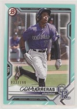 2021 Bowman Draft Aqua 33/199 Julio Carreras #BD-30 0hw6