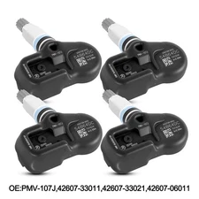 4PCS TPMS Genuine Tire Pressure Sensor 42607-33011 OEM PMV-107J For Toyota Lexus