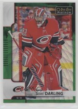 2017-18 O-Pee-Chee Platinum Emerald Surge 3/10 Scott Darling #62 jg3