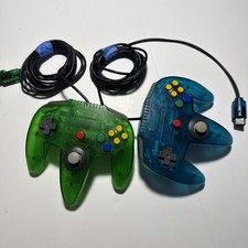 2 Hyperkin Captain Premium Lime Green And Blu...