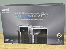 ASUS ZenWiFi ET12 Mesh Wi-Fi 6 Routers (Pair) AX Performance Whole Home Coverage